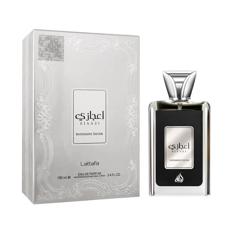 Ejaazi Intensive Silver by Lattafa - Eau De Parfum 100ml