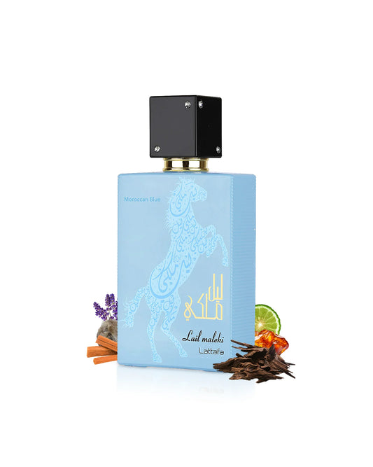 Lail Maleki Moroccan Blue by Lattafa - Eau De Parfum 100ml